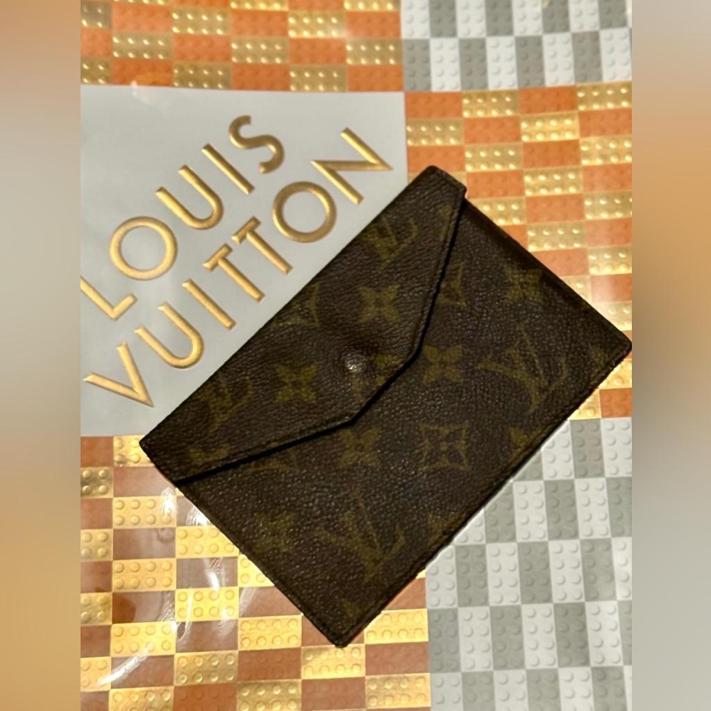 Vintage Louis Vuitton Monogram Envelope Pouch | Card Case | Wallet Rare